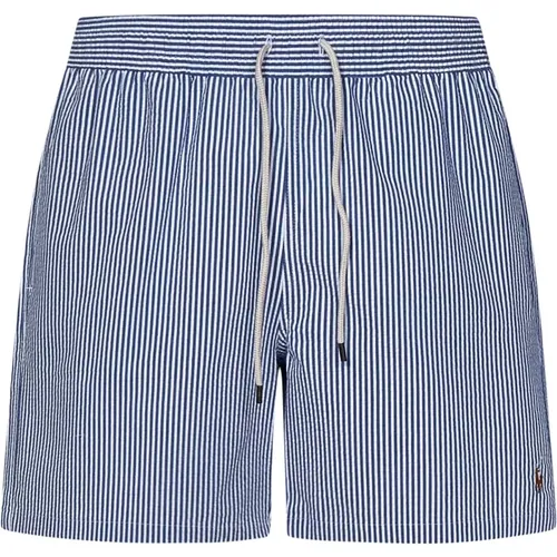 Blue Sea Swimwear Elasticated Waistband Shorts , male, Sizes: L, M, XL - Polo Ralph Lauren - Modalova