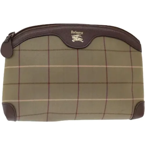 Pre-owned Baumwolle clutches , Damen, Größe: ONE Size - Burberry Vintage - Modalova