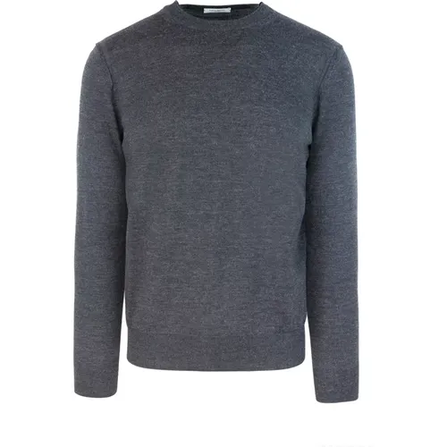 Regular Fit Crew Neck Sweater , Herren, Größe: L - Paolo Pecora - Modalova