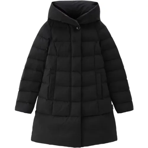 Gepolsterte Parka mit Urban Touch Stoff , Damen, Größe: XS - Woolrich - Modalova