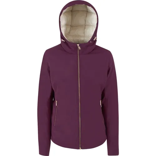 Kurze Softshell-Jacke mit Kapuze - YES ZEE - Modalova