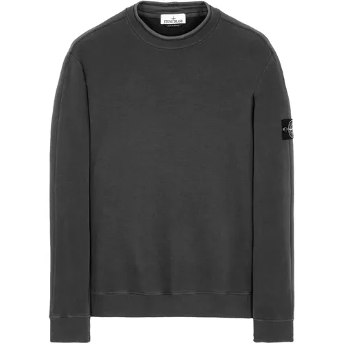 Sweatshirt aus Stretch-Baumwollfleece , Herren, Größe: XL - Stone Island - Modalova