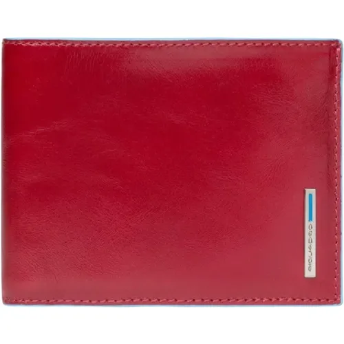 Leather Business Wallet , male, Sizes: ONE SIZE - Piquadro - Modalova