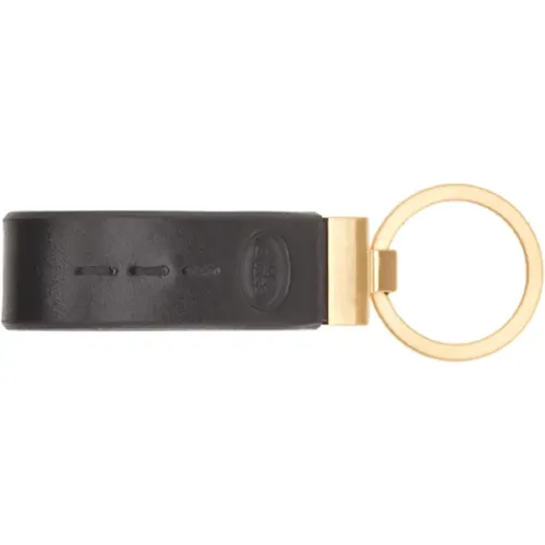 Leather Keychain , male, Sizes: ONE SIZE - The Bridge - Modalova