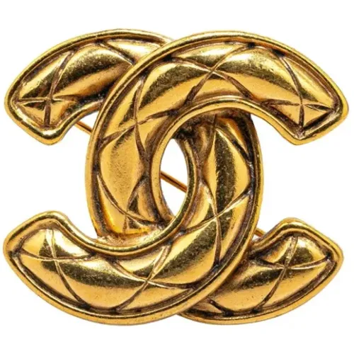 Pre-owned Metal brooches , female, Sizes: ONE SIZE - Chanel Vintage - Modalova