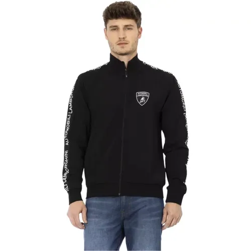 Luxus Shield Logo Sweatshirt - AUTOMOBILI LAMBORGHINI - Modalova