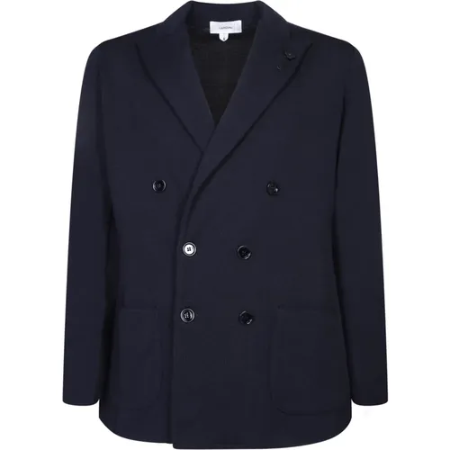 Blauer Blazer für Männer Aw24 , Herren, Größe: M - Lardini - Modalova