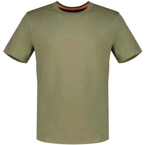 Herren Casual T-Shirt , Herren, Größe: L - Hugo Boss - Modalova