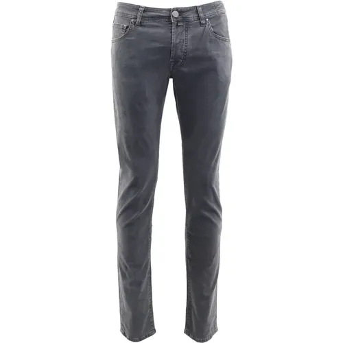 Slim Cotton Twill Pants , male, Sizes: W38 - Jacob Cohën - Modalova