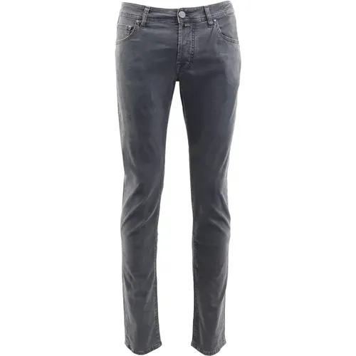 Slim Cotton Twill Pants , male, Sizes: W38, W34, W31, W33 - Jacob Cohën - Modalova