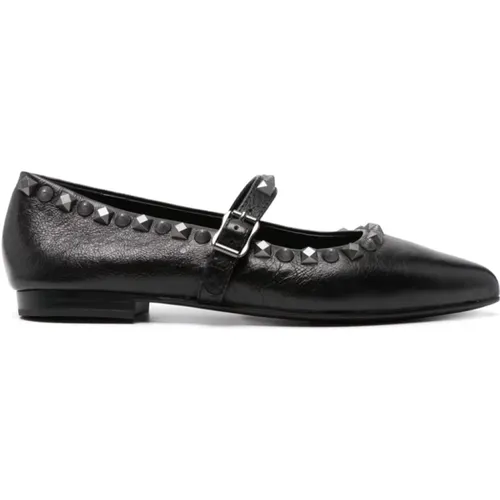 Flat Shoes Beatnik Style , female, Sizes: 6 UK, 8 UK, 3 UK, 7 UK, 4 UK, 5 UK - Ash - Modalova