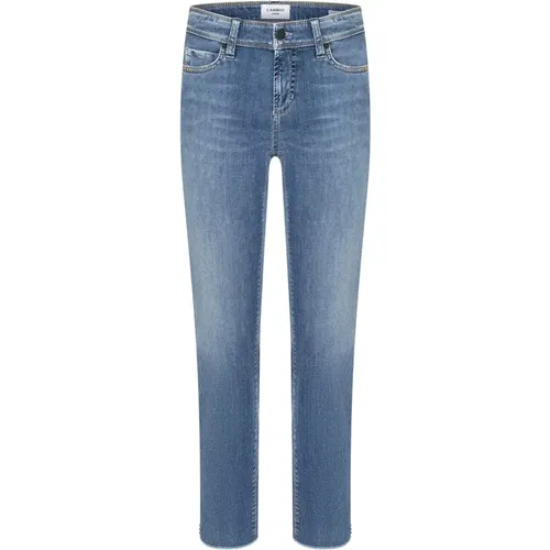 Blaue Denim Jeans mit Coolen Details , Damen, Größe: XL - CAMBIO - Modalova