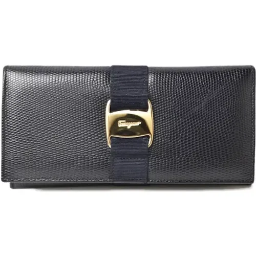 Pre-owned Leather wallets , female, Sizes: ONE SIZE - Salvatore Ferragamo Pre-owned - Modalova