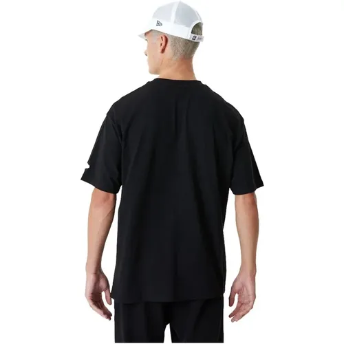 Schwarzes Yankees MLB Arch Logo Tee , Herren, Größe: M - new era - Modalova