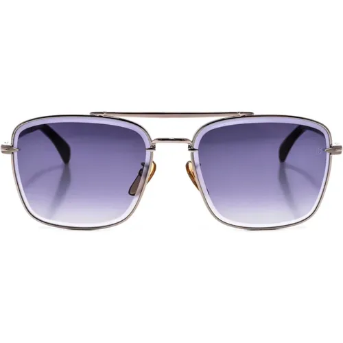 Quadratische Metallsonnenbrille - Eyewear by David Beckham - Modalova