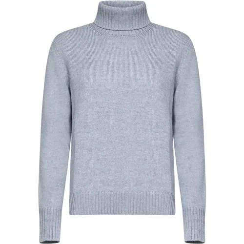 Graue Pullover Kollektion , Damen, Größe: 2XS - Blanca Vita - Modalova