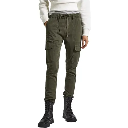 Leather Hosen , Damen, Größe: W25 L28 - Pepe Jeans - Modalova