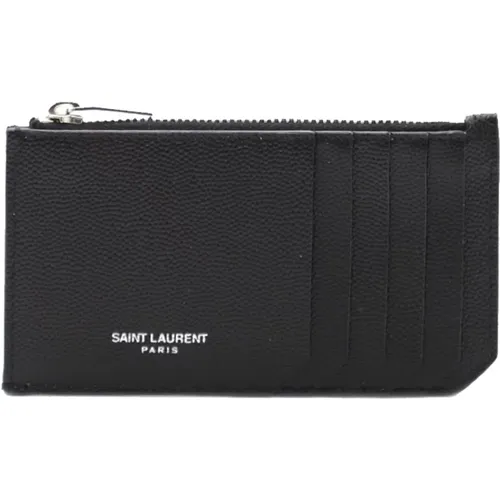 Wallets , male, Sizes: ONE SIZE - Saint Laurent - Modalova