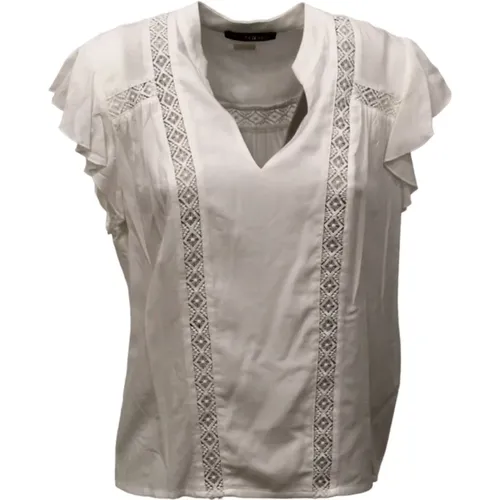 Short Sleeve Blouse , female, Sizes: 2XS, L - Gaudi - Modalova