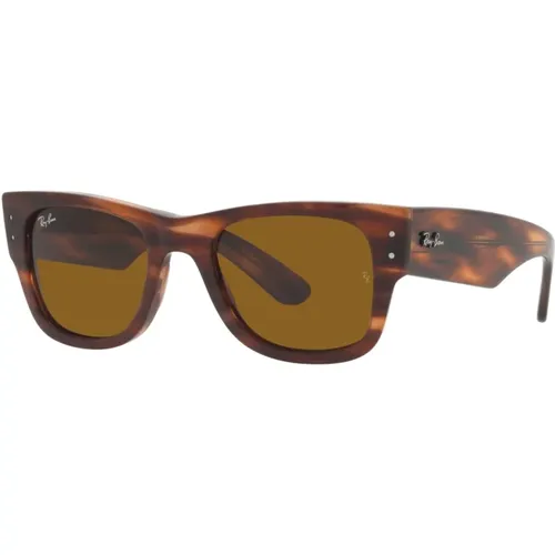 Mega Wayfarer Sunglasses in Habana Stripe , unisex, Sizes: 51 MM - Ray-Ban - Modalova