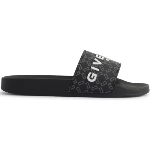 Classic Pool Sliders in , male, Sizes: 8 UK, 9 UK, 7 UK, 10 UK, 6 UK, 5 UK, 11 UK - Givenchy - Modalova