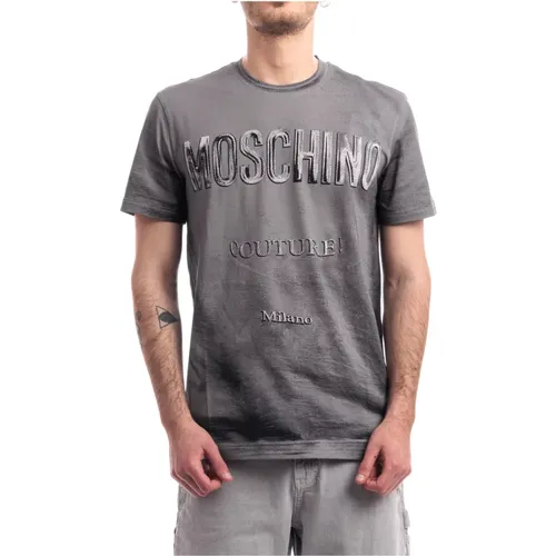 Baumwoll-Jersey T-Shirt Moschino - Moschino - Modalova