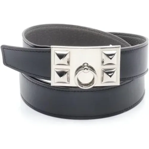 Pre-owned Leather belts , female, Sizes: ONE SIZE - Hermès Vintage - Modalova