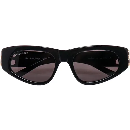 Sonnenbrille mit abgerundeten Gläsern aus Acetat - Balenciaga - Modalova