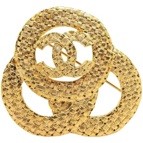 Pre-owned Metal brooches , female, Sizes: ONE SIZE - Chanel Vintage - Modalova