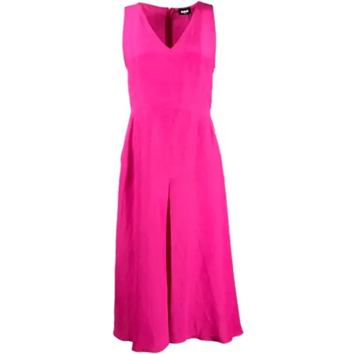 V-neck Sleeveless Dress , female, Sizes: XS - Marella - Modalova