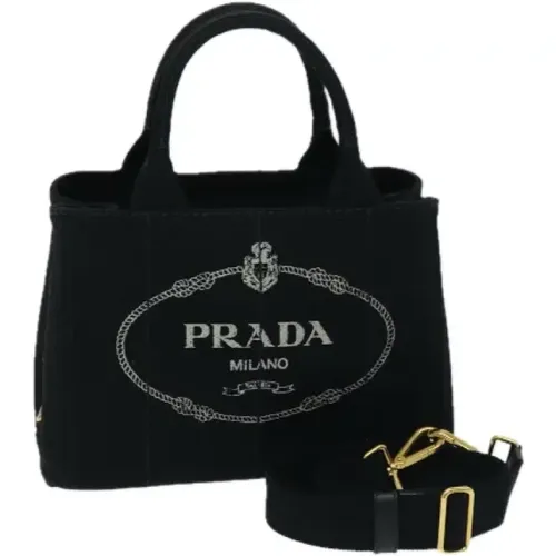 Pre-owned Cotton prada-bags , female, Sizes: ONE SIZE - Prada Vintage - Modalova