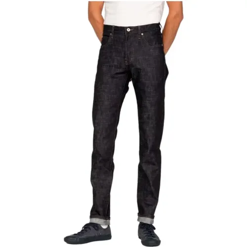 Super Guy Slub Stretch Selvedge Jeans , male, Sizes: W28 - Naked & Famous Denim - Modalova