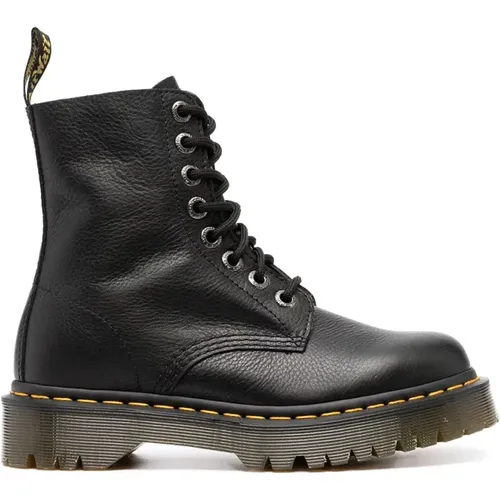Lace-Up Leather Boots , male, Sizes: 9 1/2 UK, 7 UK - Dr. Martens - Modalova