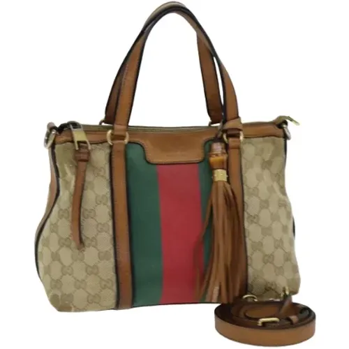 Pre-owned Canvas handtaschen - Gucci Vintage - Modalova