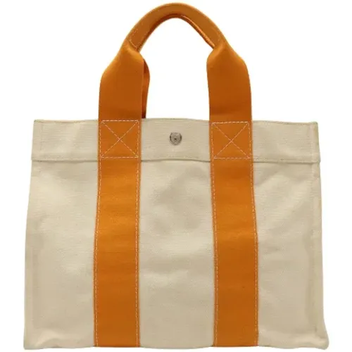 Pre-owned Canvas handbags , female, Sizes: ONE SIZE - Hermès Vintage - Modalova