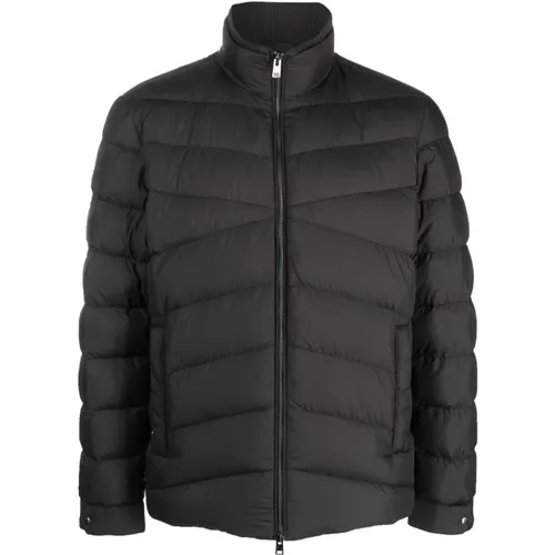 Schwarze Daunenjacke für Herren , Herren, Größe: S - Woolrich - Modalova