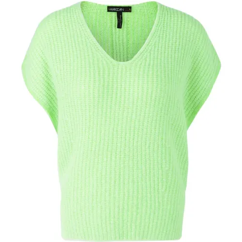 V-Neck Knit Sweater , female, Sizes: XS - Marc Cain - Modalova