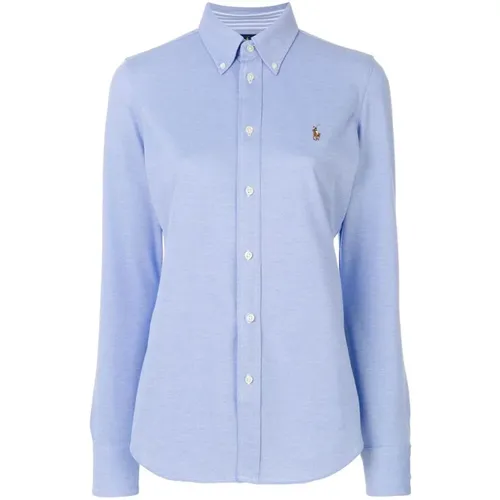 Luxuriöses maßgeschneidertes Poloshirt , Damen, Größe: S - Ralph Lauren - Modalova