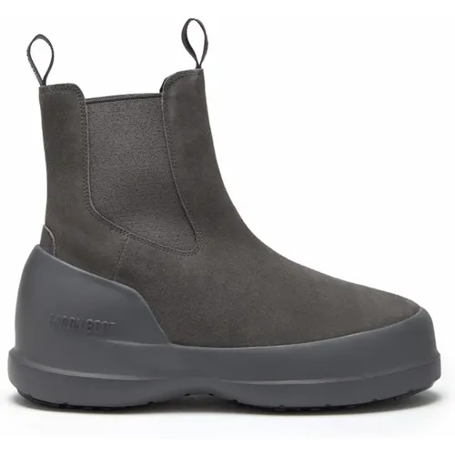 Grey Ankle Boots Aw24 Style , male, Sizes: 9 UK, 8 UK, 10 UK, 11 UK, 12 UK - moon boot - Modalova