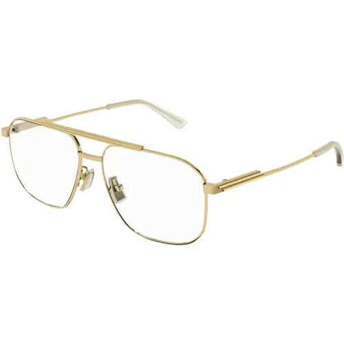Bv1159O Brille,Silberne Optische Brille Stilvoll und vielseitig,Goldene Optische Brille mit Zubehör,Schwarze Optische Brille, vielseitig und stilvoll - Bottega Veneta - Modalova