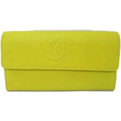 Pre-owned Canvas wallets , female, Sizes: ONE SIZE - Chanel Vintage - Modalova