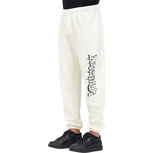 Sportliche Sweatpants mit Logo-Print , Herren, Größe: S - Disclaimer - Modalova