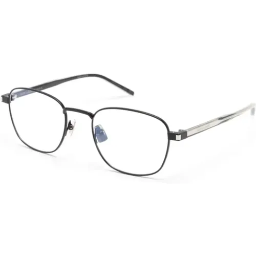Schwarze Optische Brille, vielseitig und stilvoll - Saint Laurent - Modalova
