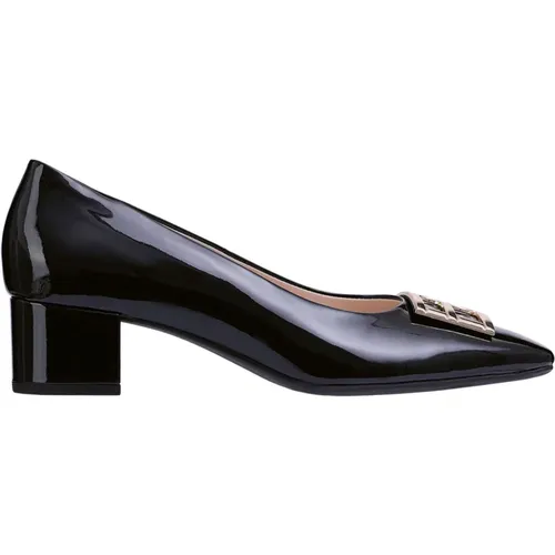 Gold Charme Leder Pumps , Damen, Größe: 37 1/2 EU - Högl - Modalova