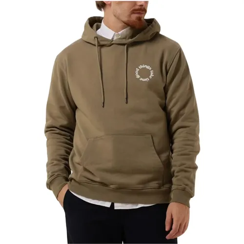 Herren Sweater Hoodie Grün , Herren, Größe: 2XL - Forét - Modalova