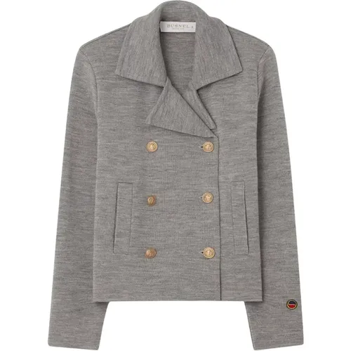 Indra Jacket Light Grey , female, Sizes: XL, 2XL, S, L, XS, M - Busnel - Modalova