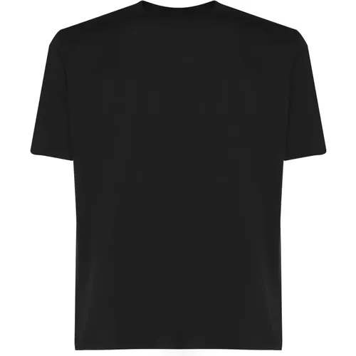 Schwarzes Rundhals-T-Shirt Made in Italy , Herren, Größe: 3XL - Giuliano Galiano - Modalova