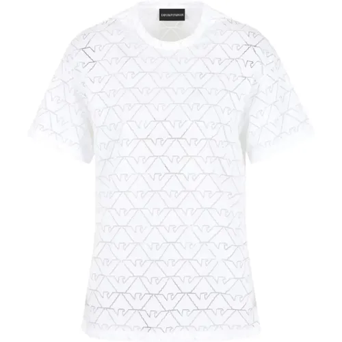 T-Shirt , female, Sizes: XL, L, M, S - Emporio Armani - Modalova