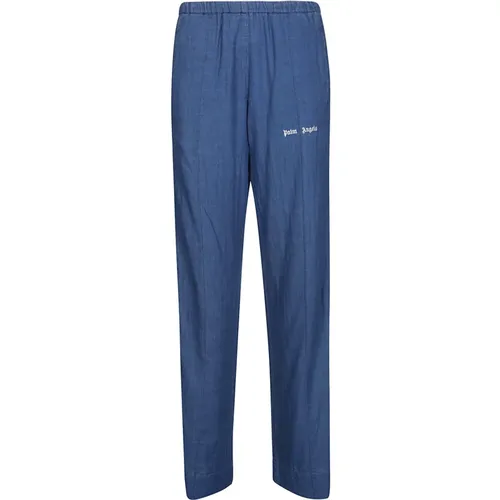 Chambray Track Pants Palm Angels - Palm Angels - Modalova