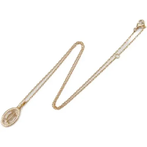 Pre-owned Rose Gold necklaces , female, Sizes: ONE SIZE - Cartier Vintage - Modalova